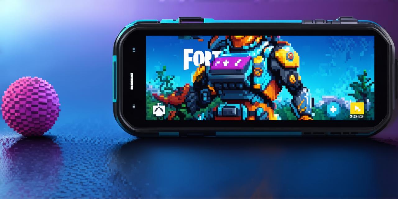 How can I access the game channel in Fortnite on a mobile device?